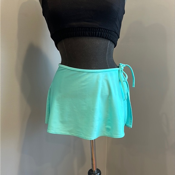 Lauren Ralph Lauren Swim Ocean Blue Swim Skirt Cover Up Size L